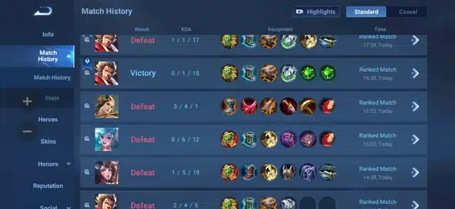 HOK Matchmaking