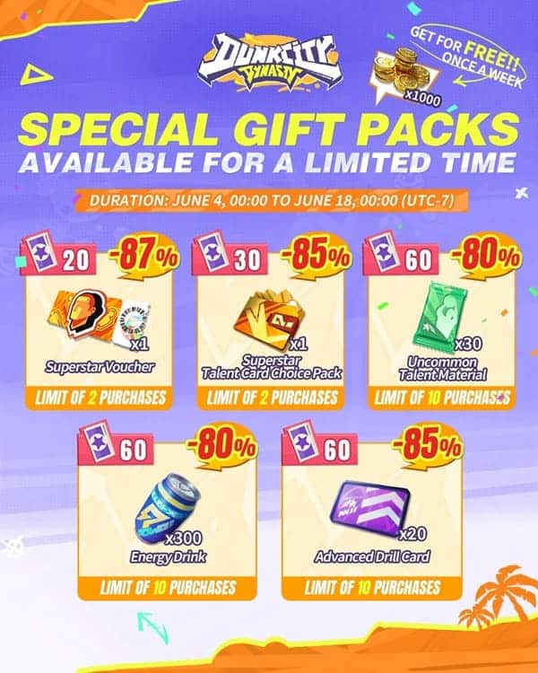 โปรโมชั่น Dunk City Dynasty