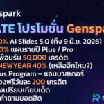 รวมโปรโมชั่น Genspark AI สำหรับปี 2026 มัดไว้ให้แล้ว