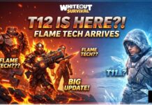 เจาะ T12 Flame Tech ใน Whiteout Survival ความลับกองทัพแนวหน้า