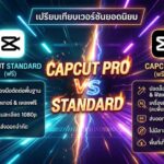 ตัดสินใจให้ดี Capcut Standard กับ Pro เลือกผิด ชีวิต Fail ทันที