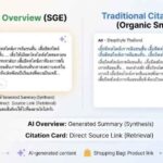 ติดอันดับ 1 ใน SEO แต่ AI Overview เลือกแหล่งอ้างอิง อันดับ 3