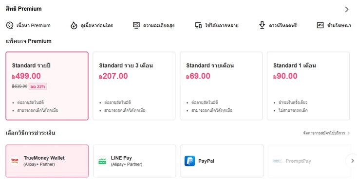 ราคาปกติใน bilibili