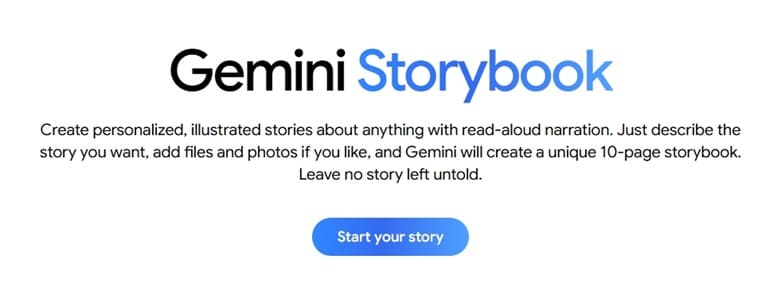 Gemini Storybook คืออะไร