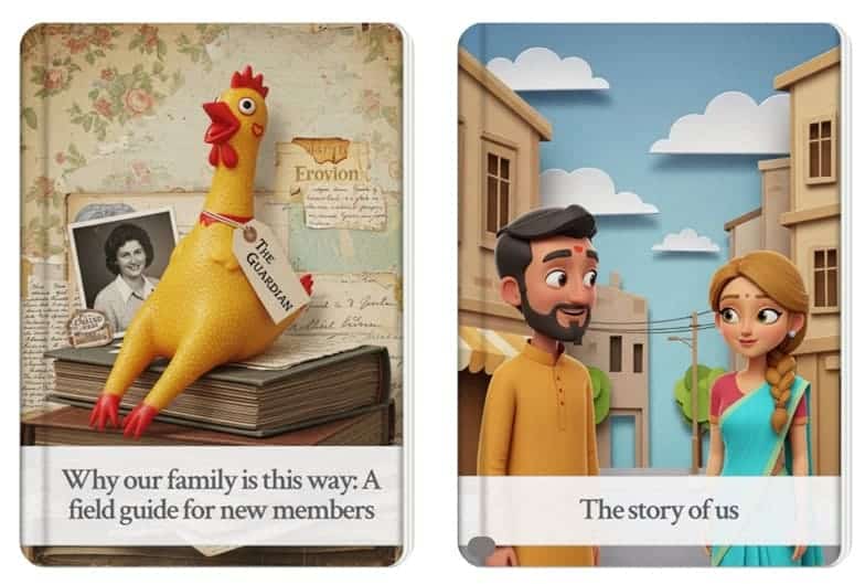 ตัวอย่าง storybook จาก Gemini