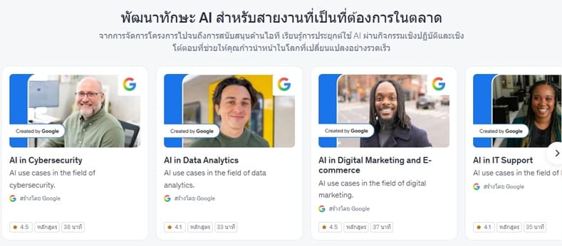 Udemy ก็มีคอร์สลักษณะนี้ พร้อมใบ Certificate 