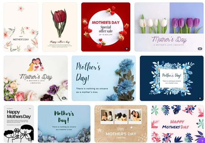 การ์ดวันแม่ 2569 ด้วย Canva
